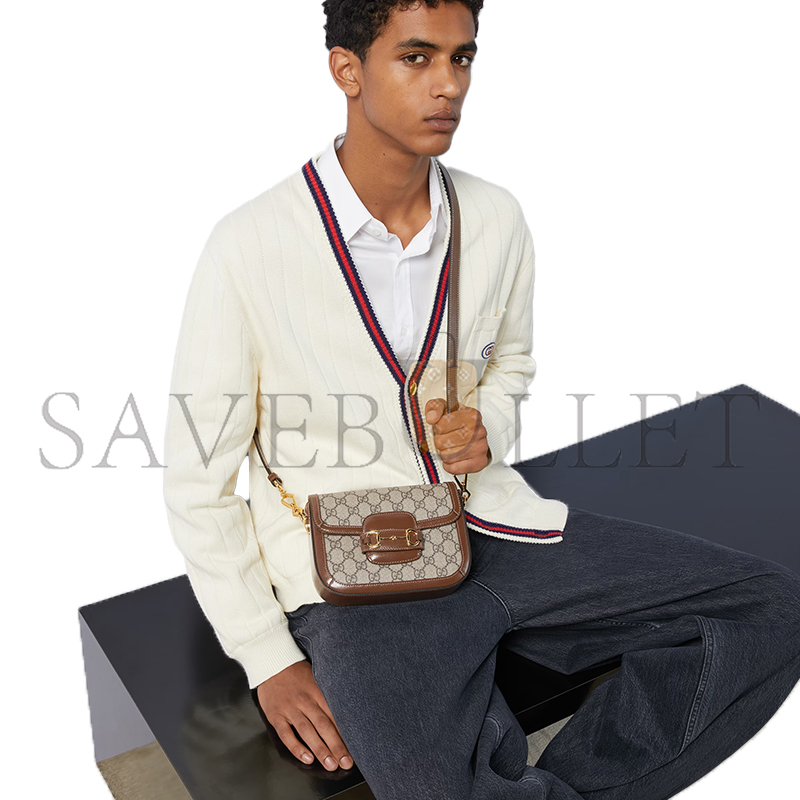 GUCCI HORSEBIT 1955 SMALL SHOULDER BAG ‎658574 (20.5*14.5*5cm)